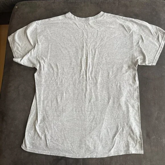 Vintage Disney Gray Mickey Mouse Graphic T-Shirt Short Sleeve Cotton Blend Unise - Picture 4 of 4